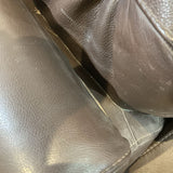 Natuzzi Leather Track Arm Recliner RECLINERS Brown 34w36d34h