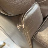 Natuzzi Leather Track Arm Recliner RECLINERS Brown 34w36d34h