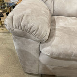 Comfy Microfiber Three-Seat SOFA Beige 84w30d34h