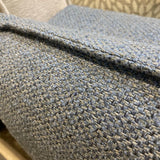 Crate & Barrel Lotus Upholstered Queen Bed BEDS Sea 68w93d41h