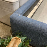 Crate & Barrel Lotus Upholstered Queen Bed BEDS Sea 68w93d41h