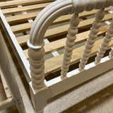 Crate & Barrel Jenny Lind Wood Spindle Kids Twin Bed BEDS White 41w79d42.5h