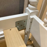 Crate & Barrel Jenny Lind Wood Spindle Kids Twin Bed BEDS White 41w79d42.5h