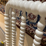 Crate & Barrel Jenny Lind Wood Spindle Kids Twin Bed BEDS White 41w79d42.5h