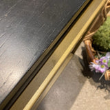 Article Oscuro Wood & Brass COFFEE/COCKTAIL TABLE 48w24d16h