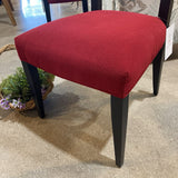 Crate & Barrel Upholstered Performance Fabric Side Chair CHAIR Red 21w21d34h