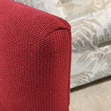 Crate & Barrel Upholstered Performance Fabric Side Chair CHAIR Red 21w21d34h