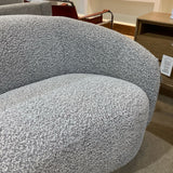 Foyzul Rolled Arm Boucle SOFA Gray 89.5w38d28h