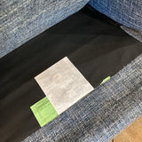 Jonathan Louis Fabric Wingback CHAIR Blue 28w28d42h