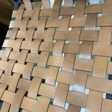 Howard Elliott Collection Woven Leather Bar Height BAR/COUNTER STOOL 18w18d40h