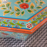 Priya Hand Painted COFFEE/COCKTAIL TABLE 28.5d18h