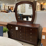 Davis Int'l Solid Wood Contemporary 12-Drawer w/ Mirror DRESSERS/CHESTS 64w18d78h