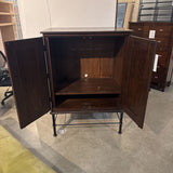 Pier 1 Dark Wood TV Stand CABINET 39w25d55h
