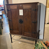 Pier 1 Dark Wood TV Stand CABINET 39w25d55h