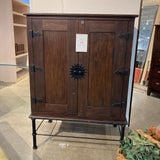 Pier 1 Dark Wood TV Stand CABINET 39w25d55h