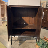 Pier 1 Dark Wood TV Stand CABINET 39w25d55h