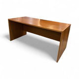 Wood Waterfall Desk DESKS Warm Oak 65w30d30h