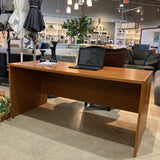 Wood Waterfall Desk DESKS Warm Oak 65w30d30h