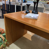 Wood Waterfall Desk DESKS Warm Oak 65w30d30h