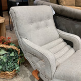 Vintage Contour Fabric Lounger LOUNGE CHAIRS 26w50d34h