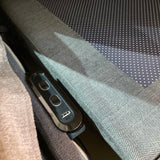 Homebody 2pc Recliner Two-Tone LOVE SEAT 90w38d36h