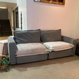 Homebody 2pc Recliner Two-Tone LOVE SEAT 90w38d36h