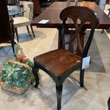 Wood Crossback DINING CHAIRS 18Wx18Dx39H