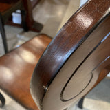 Wood Crossback DINING CHAIRS 18Wx18Dx39H