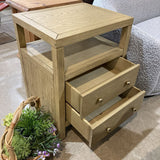 Celine 2-Drawer NIGHTSTAND 21w17d27h