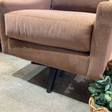 Toms Price Nash Velvet Swivel CHAIR Carmel 28w32d32h