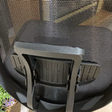 HNI Workplace Ergonomic High Back w/ Headrest & Leather Seat OFFICE CHAIRS Black 28w20d50h