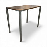CB2 Stilt Industrial High Top DINING TABLE 48w28d42h