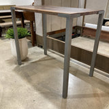 CB2 Stilt Industrial High Top DINING TABLE 48w28d42h