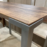 CB2 Stilt Industrial High Top DINING TABLE 48w28d42h