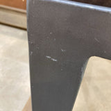 CB2 Stilt Industrial High Top DINING TABLE 48w28d42h