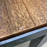 CB2 Stilt Industrial High Top DINING TABLE 48w28d42h