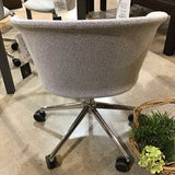 Hem Kendo Swivel Chair 5-star On Castors OFFICE CHAIRS Porcelain/Polished 26w26d30h