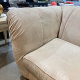 American Signature Oversized Flared Cube Microfiber CHAIR 57Wx42Dx34H