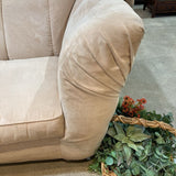 American Signature Oversized Flared Cube Microfiber CHAIR 57Wx42Dx34H