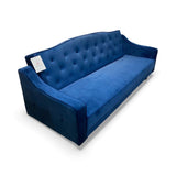 Performance Velvet Futon SOFA Royal Blue 24Wx34Dx33H