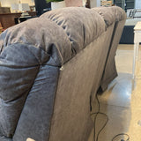 Microfiber 3-Seat Manual Reclining SOFA Blue 84Wx38Dx41H