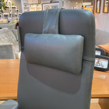 Leather High Back w/ Aluminum Base OFFICE CHAIRS Gray 28w21d51h