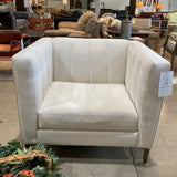 Jonathan Louis Elle Upholstered Velvet Club Chair CHAIR Ivory 36w33d31h