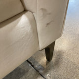 Jonathan Louis Elle Upholstered Velvet Club Chair CHAIR Ivory 36w33d31h