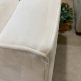 Jonathan Louis Elle Upholstered Velvet Club Chair CHAIR Ivory 36w33d31h