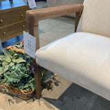 Lulu and Georgia Marla Leather Arms DINING CHAIRS Natural 23w26d33.5h