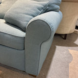 Flexsteel Preston Fabric Full Sleeper SOFA Blue 76w35d34h