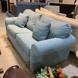 Flexsteel Preston Fabric Full Sleeper SOFA Blue 76w35d34h