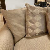 Transitional Fabric Roll Arm SOFA 86w36d38h