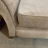 Transitional Fabric Roll Arm SOFA 86w36d38h